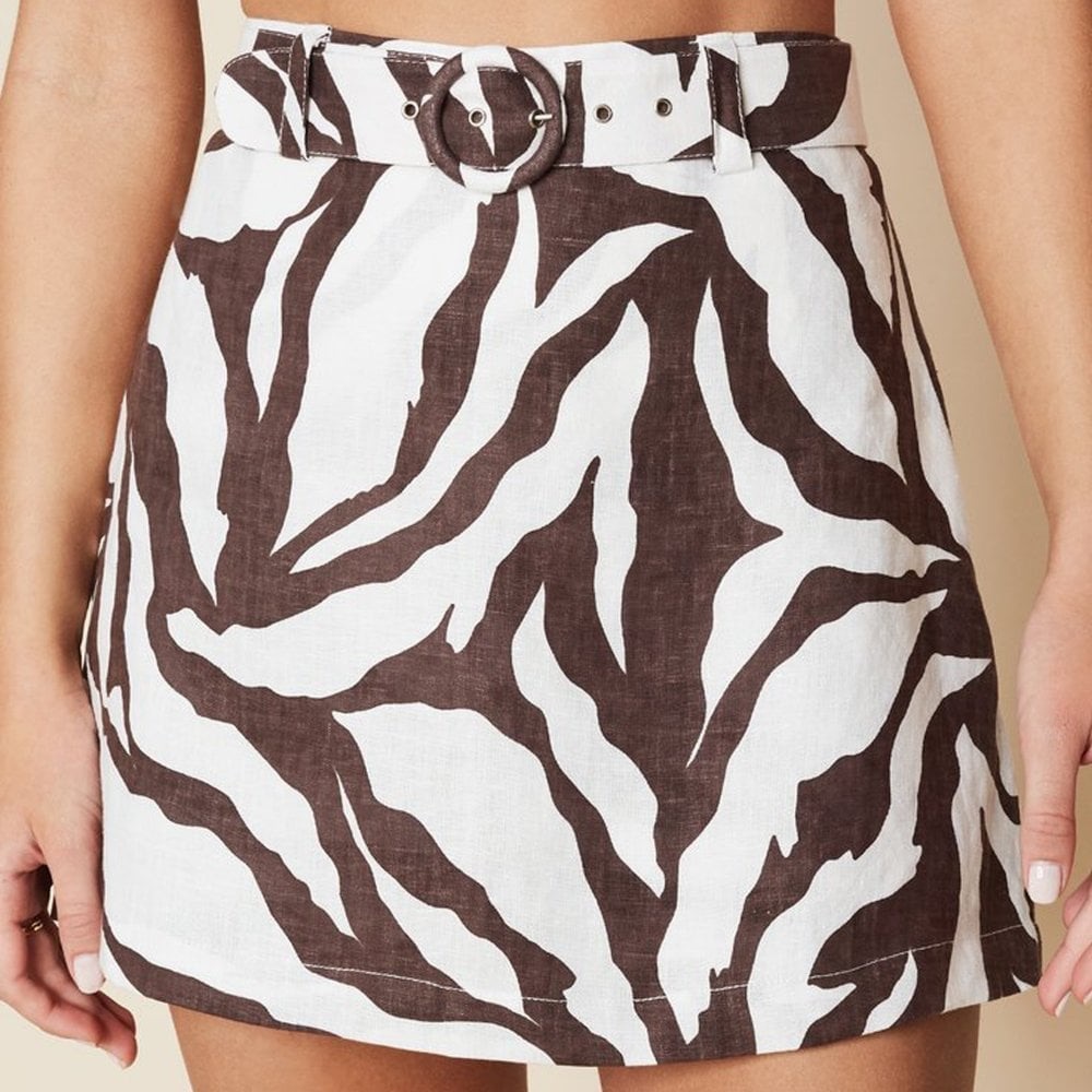 Faithfull The Brand Zebra Skirt